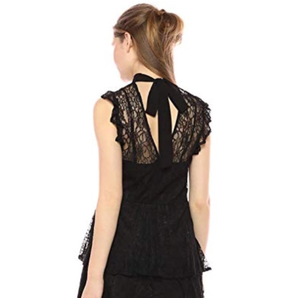 Bcbgeneration Bcbg lace dress black NWT - Picture 3 of 8